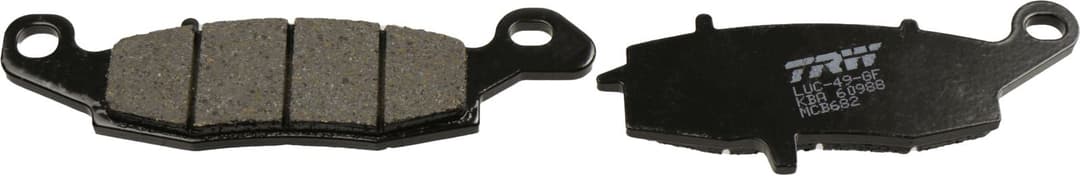 set placute frana,frana disc TRW MCB682