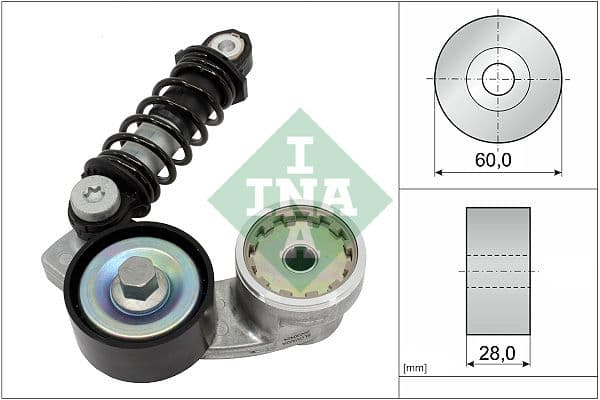 Intinzator curea, curea distributie Schaeffler INA 534 0737 10