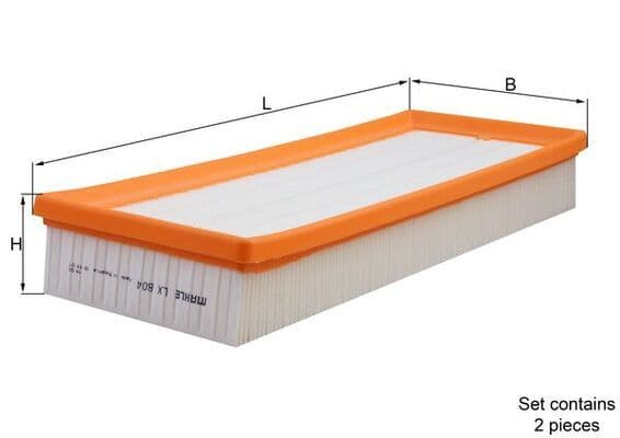 Filtru aer MAHLE LX 804/S