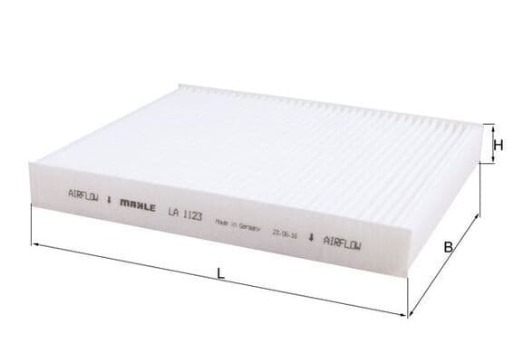 Filtru, aer habitaclu MAHLE LA 1123
