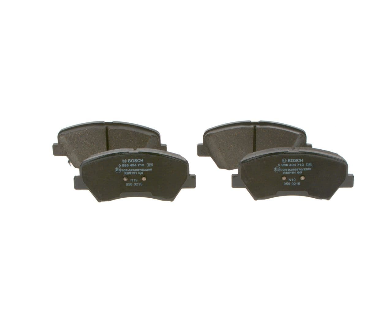 set placute frana,frana disc BOSCH 0 986 494 712