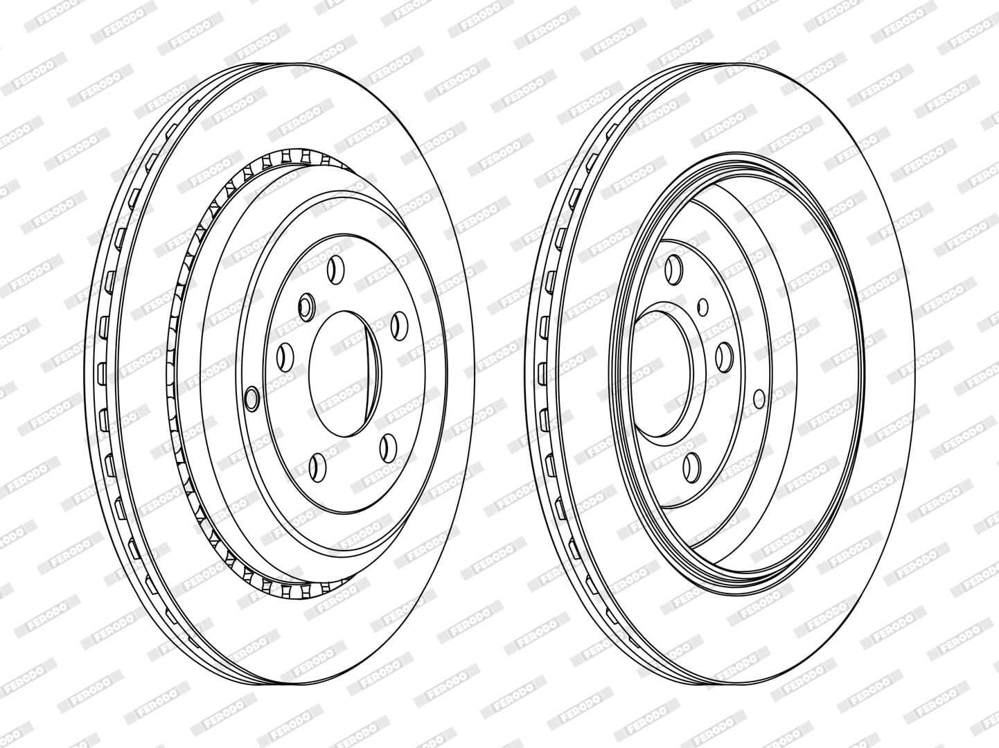 Disc frana FERODO DDF1531C