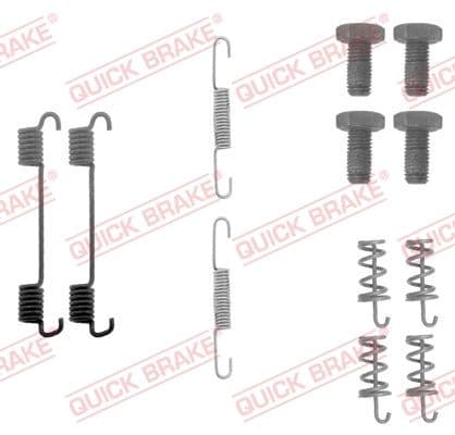 set accesorii, saboti frana parcare QUICK BRAKE 105-0622