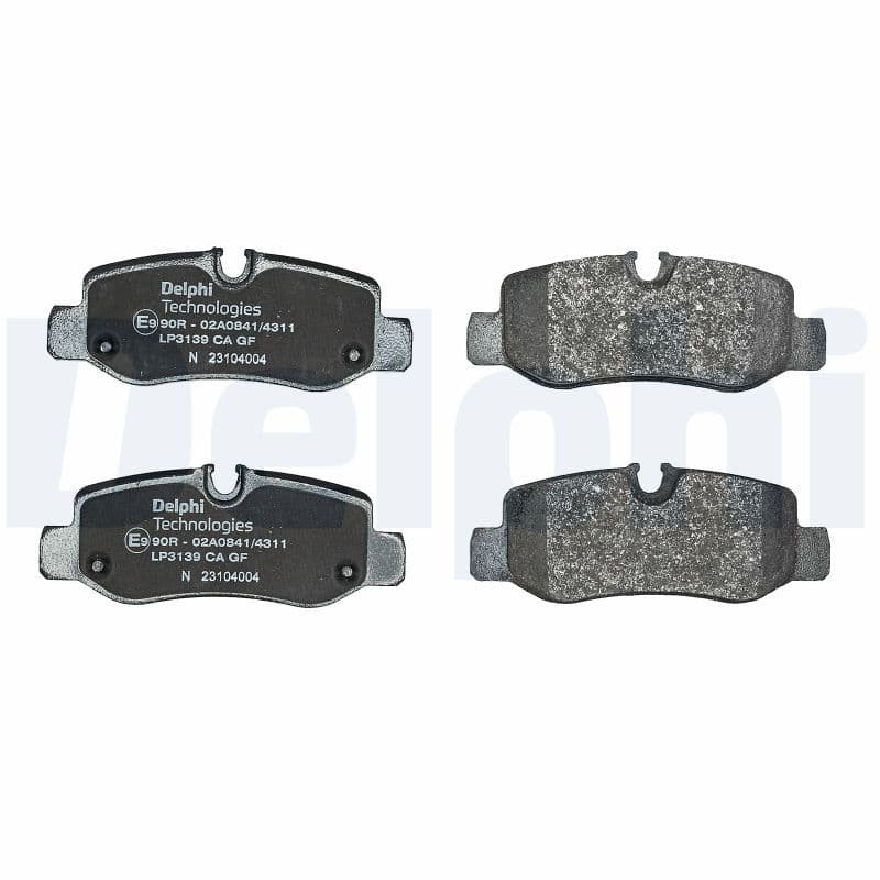 set placute frana,frana disc DELPHI LP3139