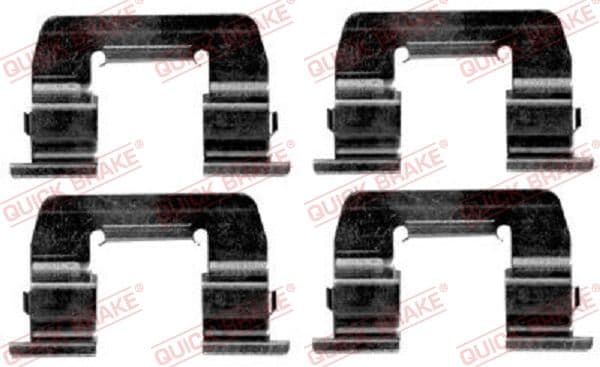 Set accesorii, placute frana QUICK BRAKE 109-1668