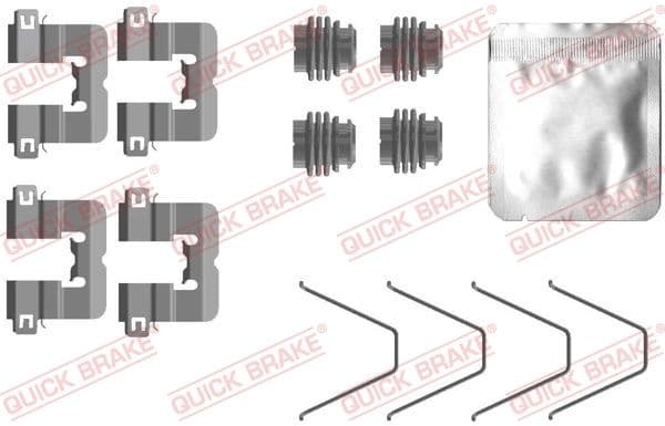 Set accesorii, placute frana QUICK BRAKE 109-0114