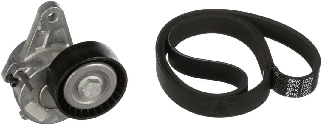 Set curea transmisie cu caneluri GATES Micro-V® K016PK1025