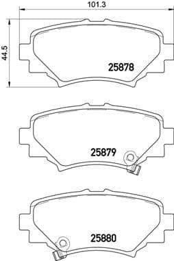 set placute frana,frana disc BREMBO PRIME LINE P 49 049