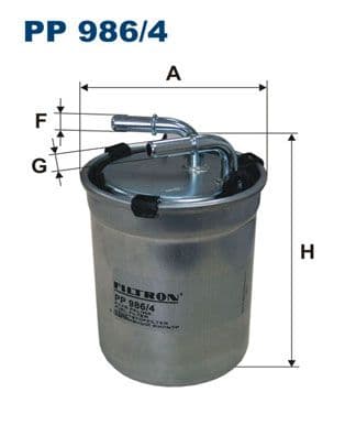 filtru combustibil FILTRON PP 986/4