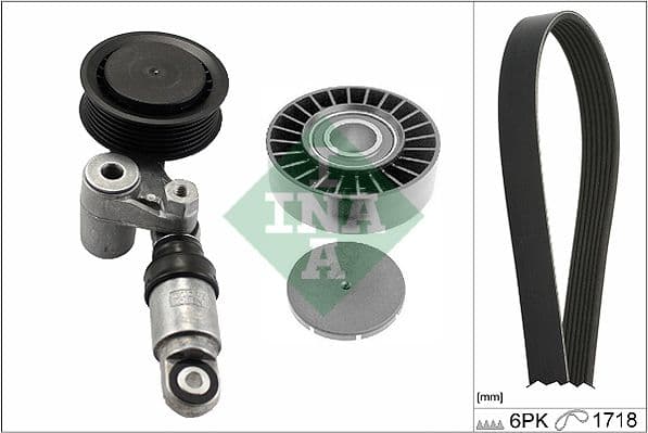 Set curea transmisie cu caneluri Schaeffler INA 529 0244 10