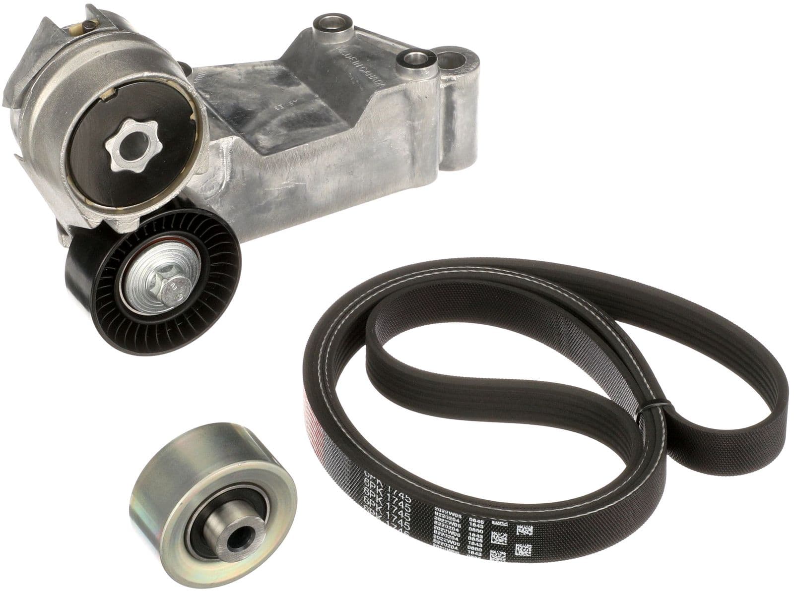 Set curea transmisie cu caneluri GATES Micro-V® K096PK1745