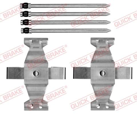Set accesorii, placute frana QUICK BRAKE 109-1804