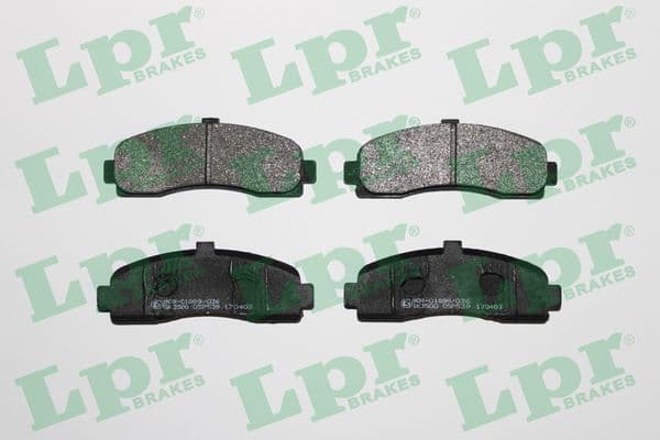 set placute frana,frana disc LPR 05P539