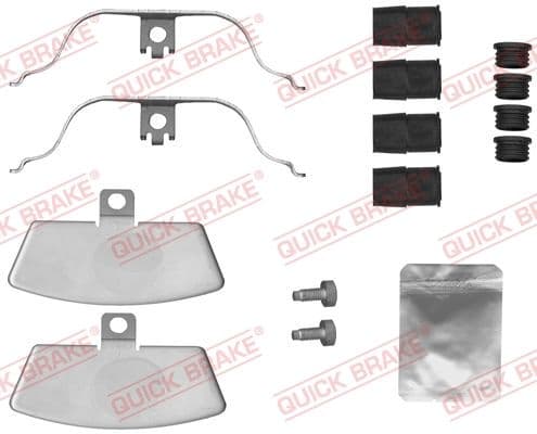 Set accesorii, placute frana QUICK BRAKE 109-1880