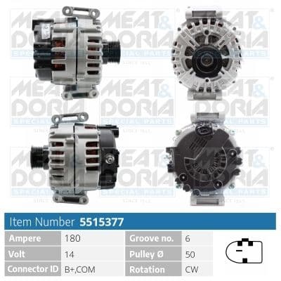 Generator / Alternator MEAT & DORIA 5515377