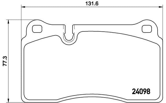 set placute frana,frana disc BREMBO P 85 110