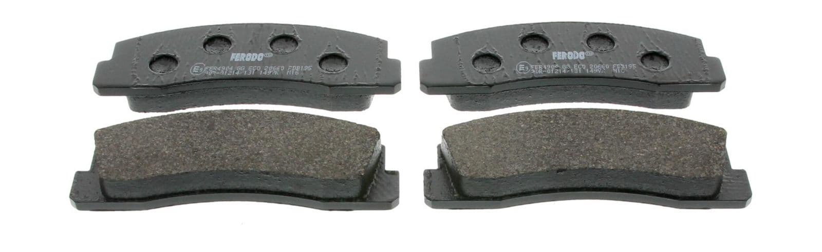 set placute frana,frana disc FERODO PREMIER ECO FRICTION FDB195