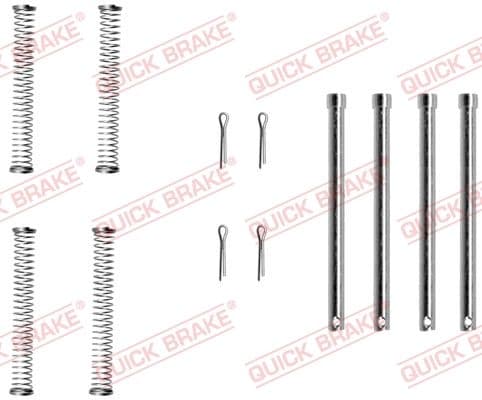 Set accesorii, placute frana QUICK BRAKE 109-1128