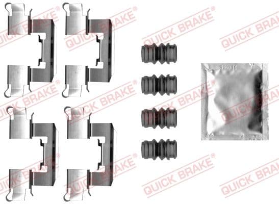 Set accesorii, placute frana QUICK BRAKE 109-0062