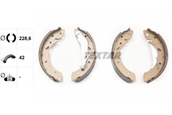 Set saboti frana TEXTAR 91055200
