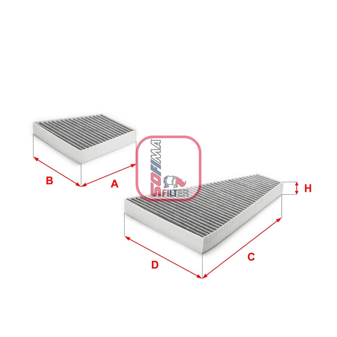 Filtru, aer habitaclu SOFIMA S 4302 CA