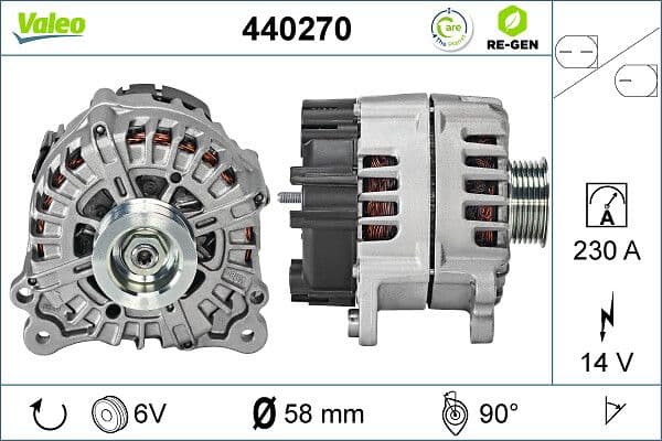Generator / Alternator VALEO 440270