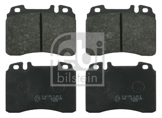 set placute frana,frana disc FEBI BILSTEIN 16247