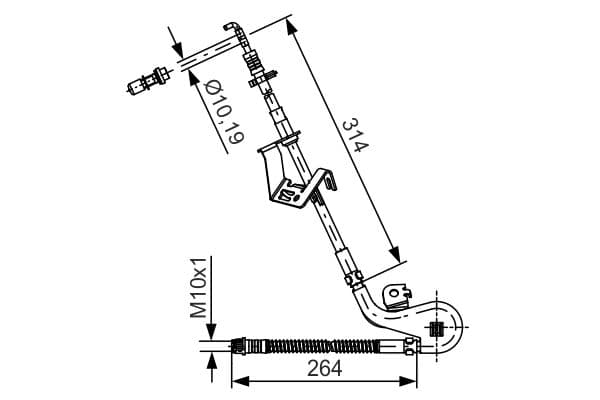 Furtun frana BOSCH 1 987 481 427