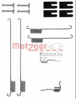 Set accesorii, sabot de frana METZGER 105-0829