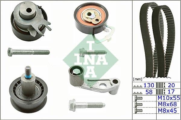 Set curea de distributie Schaeffler INA 530 0089 10