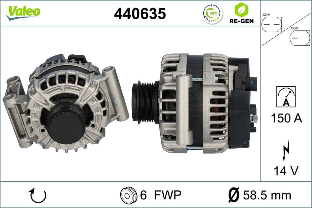 Generator / Alternator VALEO 440635