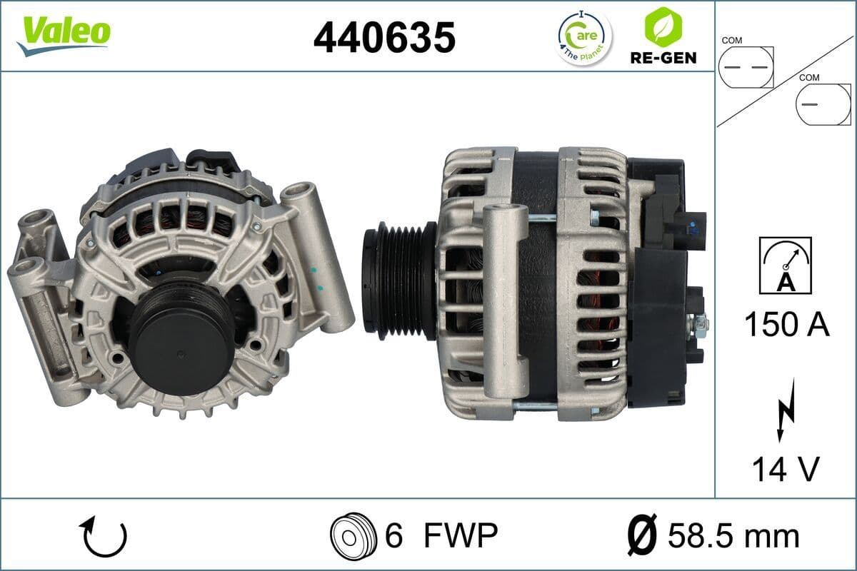 Generator / Alternator VALEO 440635