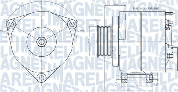 Generator / Alternator MAGNETI MARELLI 063731593010