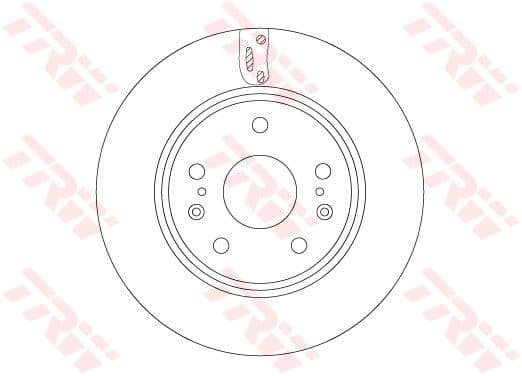 Disc frana TRW DF6703