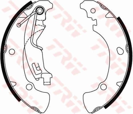 Set saboti frana TRW GS8488