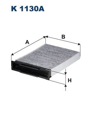 Filtru, aer habitaclu FILTRON K 1130A