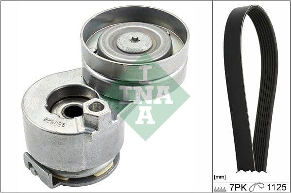 Set curea transmisie cu caneluri Schaeffler INA 529 0088 10
