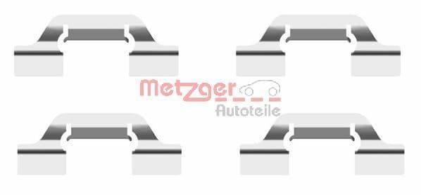 Set accesorii, placute frana METZGER 109-1685