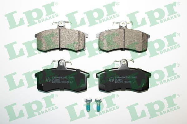 set placute frana,frana disc LPR 05P288