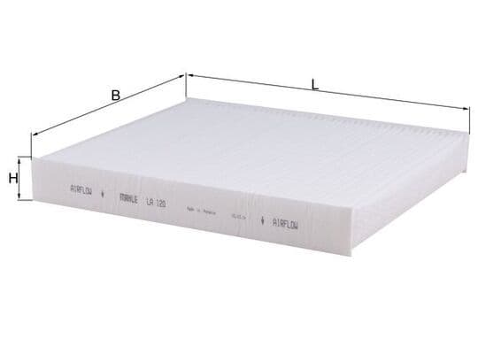 Filtru, aer habitaclu MAHLE LA 120