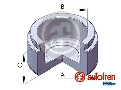 Piston, etrier frana AUTOFREN SEINSA D025696