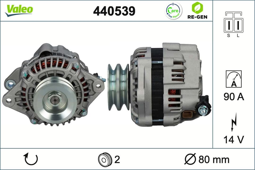 Generator / Alternator VALEO 440539