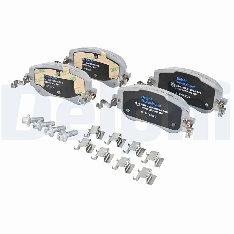 set placute frana,frana disc DELPHI LP5070EV