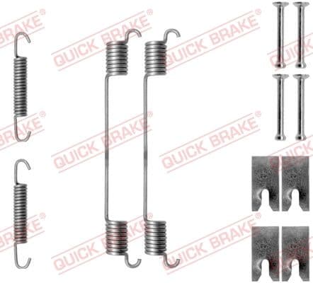 Set accesorii, sabot de frana QUICK BRAKE 105-0814