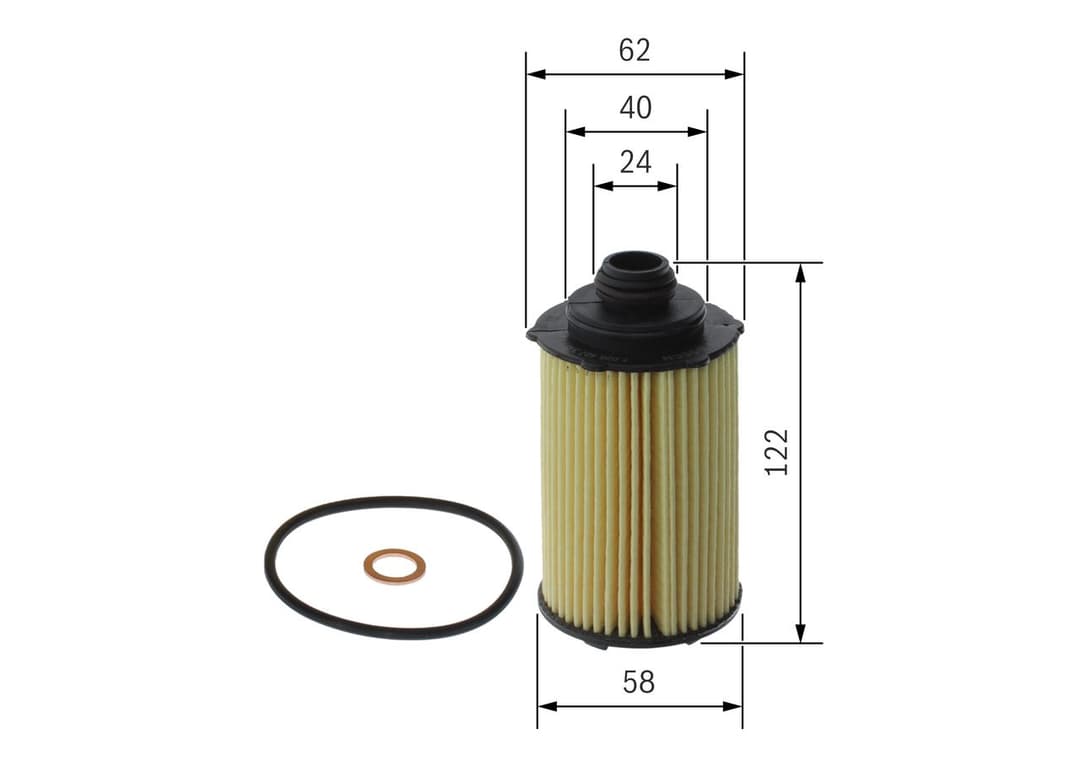 Filtru ulei BOSCH F 026 407 348