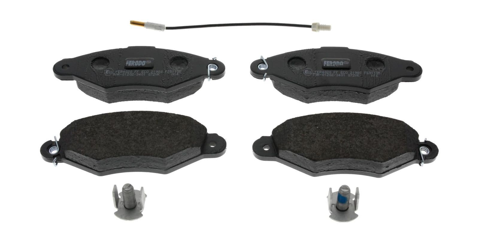 set placute frana,frana disc FERODO PREMIER ECO FRICTION FDB1135
