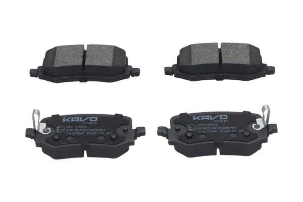set placute frana,frana disc KAVO PARTS KBP-10095