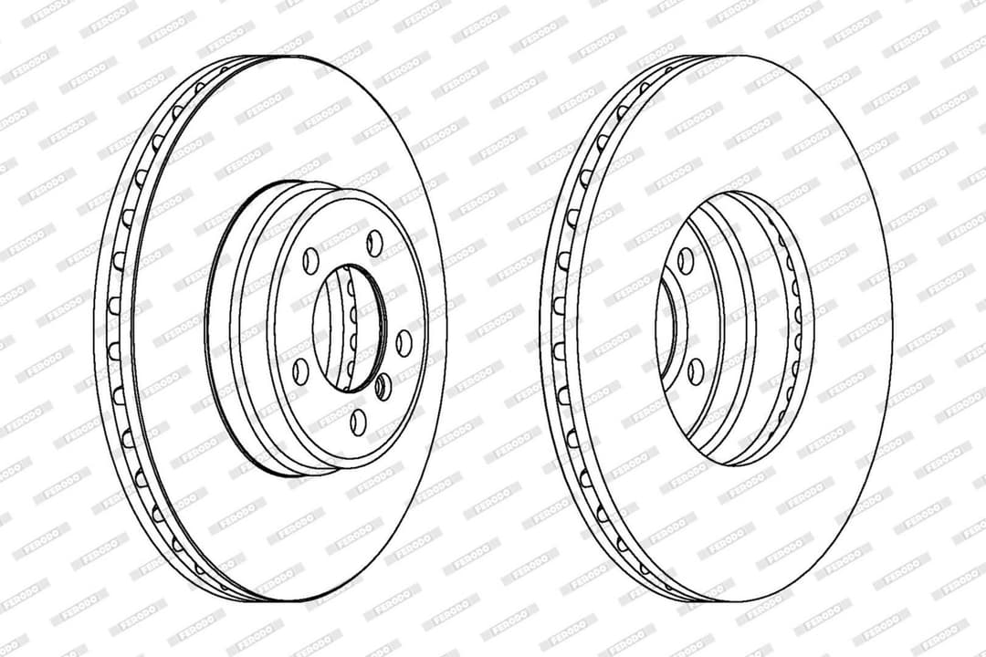 Disc frana FERODO PREMIER DDF1411C-1