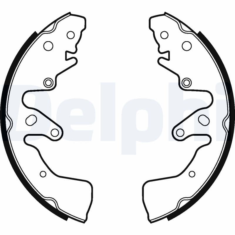 Set saboti frana DELPHI LS2024