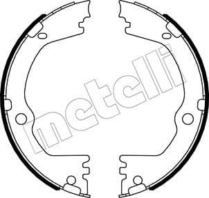 Set saboti frana, frana de mana METELLI 53-0532